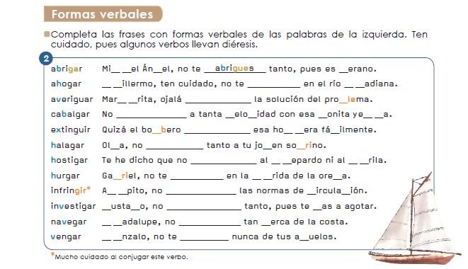 Actividades ejercicios cuadernos ortografia maspe6