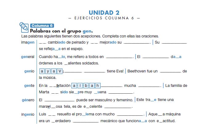 Actividades ejercicios cuadernos ortografia maspe7