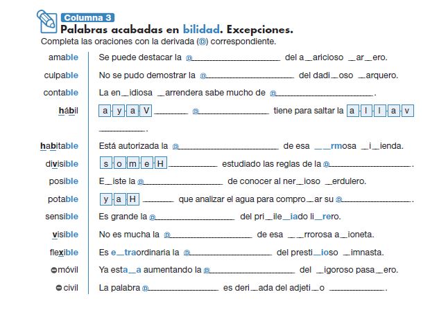 Actividades ejercicios cuadernos ortografia maspe8